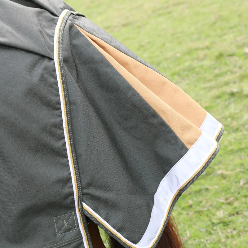 Shires Highlander Plus 50 Turnout Rug - Green-1